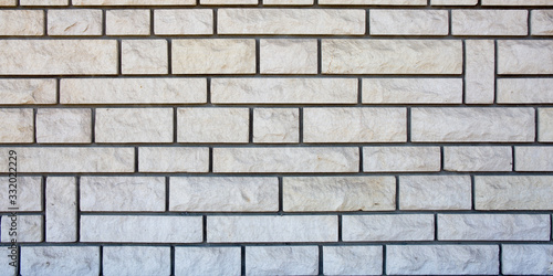 Wall stones grey white rectangular background texture