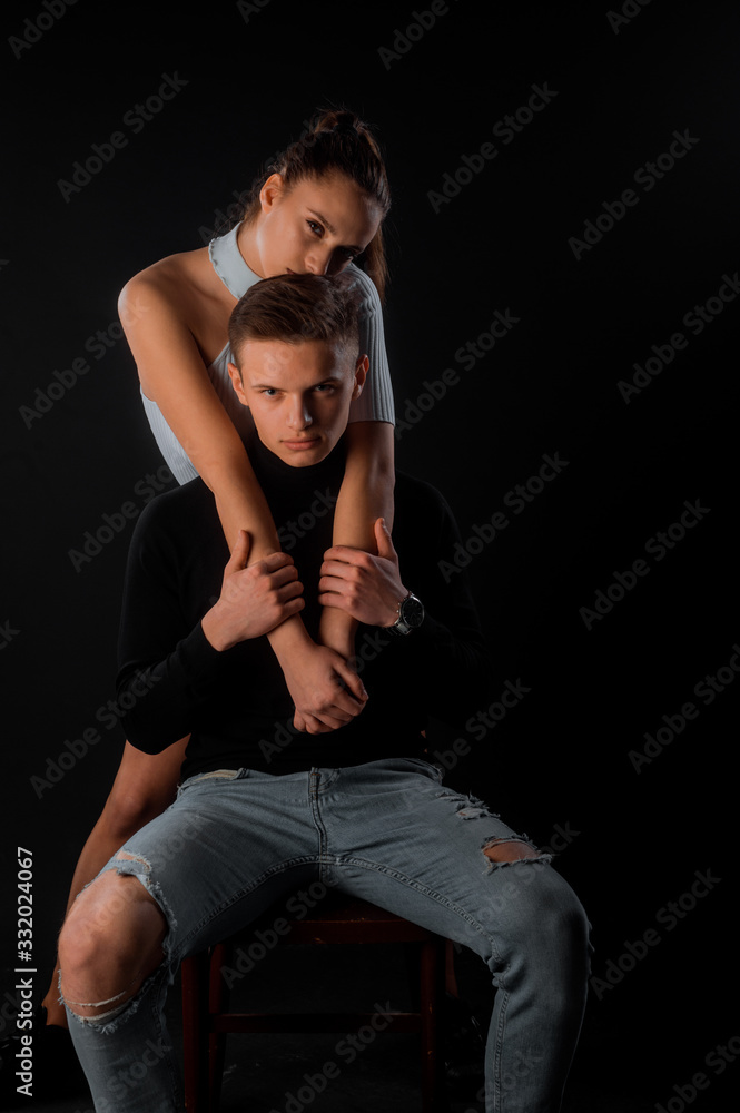 Fototapeta premium Romantic sensual couple