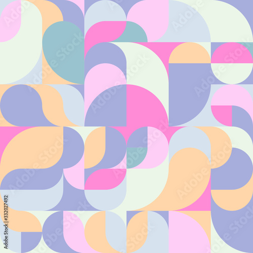 Abstract vector colorful geometric harmonic wave background