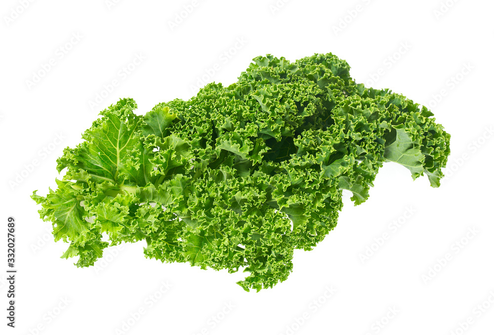 Obraz premium kale isolated on white background