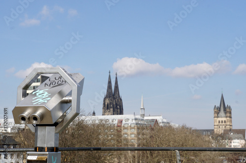 Blick von der Aussichtsterrasse am Schokoladenmuseum photo