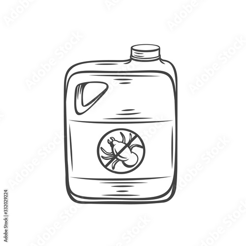 Fertilizer outline icon