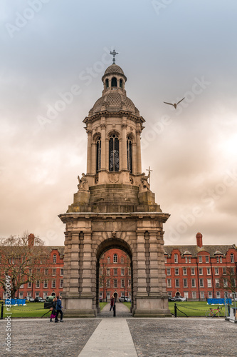Photography Beautiful scene daylight Dublin Ireland capital landscape city urban area old to