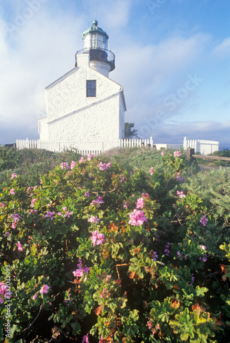 Old Point Loma Lighthouse at Cabrillo National Monument in San Diego, California