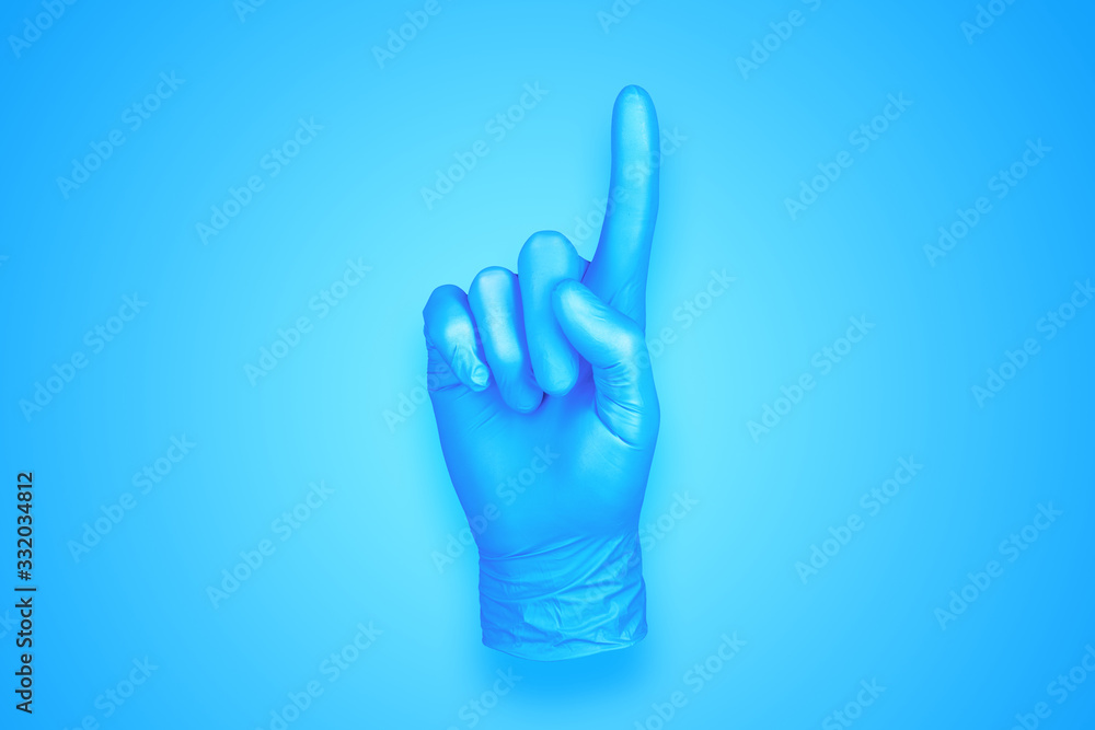 rubber glove isolated on background / abstract background photo rubber glove isolated on background / abstract background photo