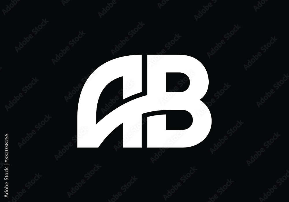 A B, AB Initial Letter Logo design vector template, Graphic Alphabet Symbol for Corporate Business Identity A B, AB Initial Letter Logo design vector template, Graphic Alphabet Symbol for Corporate Business Identity