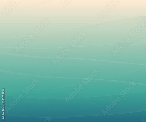 Light turquoise gradient silk wave background