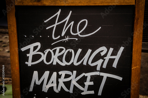 The Borough market in London photo