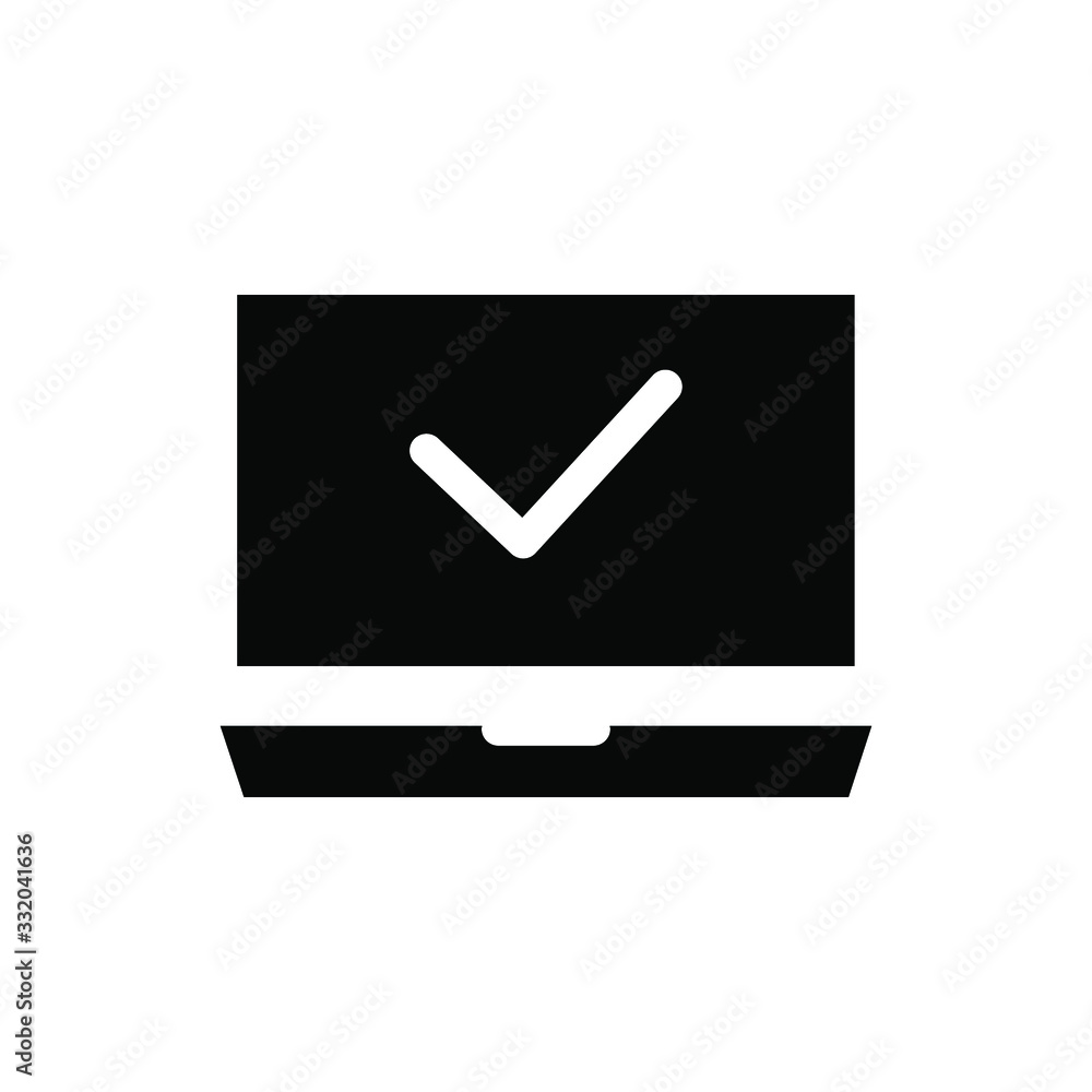 Icon best laptop, app device responsive design , communication office business , vector isolated emblem template Icon best laptop, app device responsive design , communication office business , vector isolated emblem template