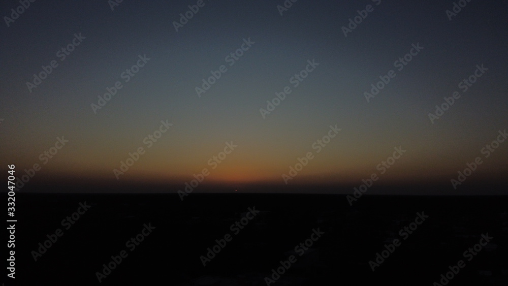 Fototapeta premium sunset in mountains