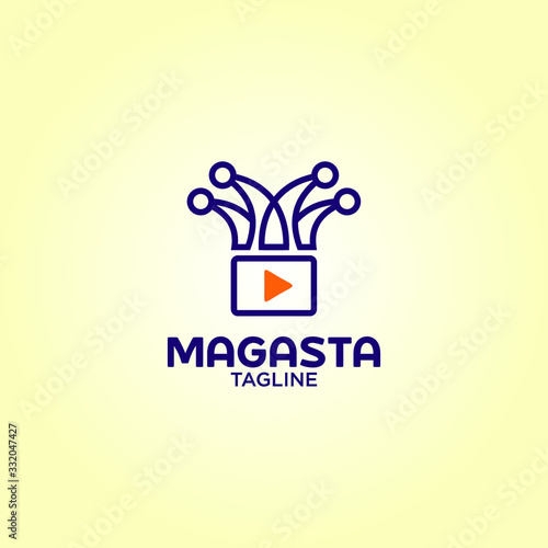 Modern and simple logo design template