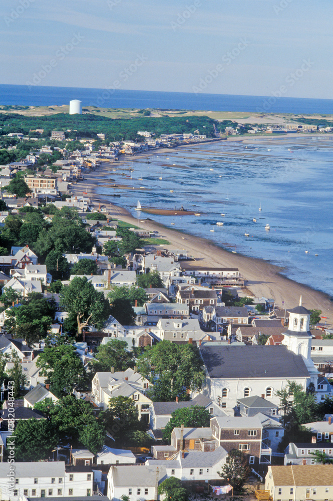Aerial View of Provincetown, Massachusetts