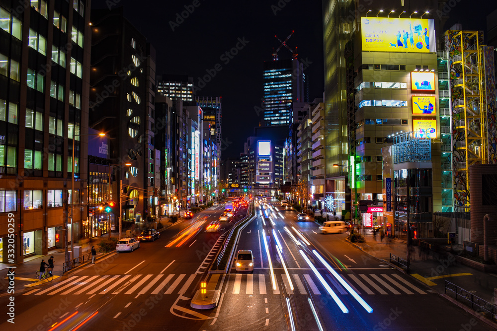 Tokyo night streets