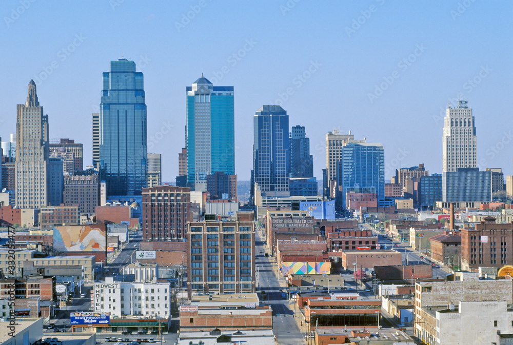 Kansas City skyline from Crown Center, MO