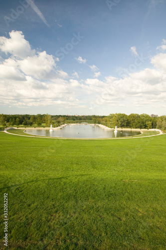Grand Basin looking from top of Art Hill in Forest Park, St. Louis, Missouri © spiritofamerica