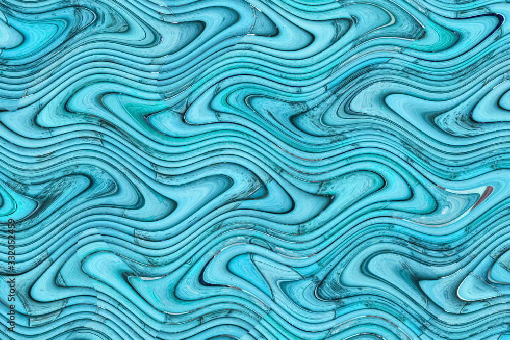 blue turquoise  abstract  wavy   pattern background