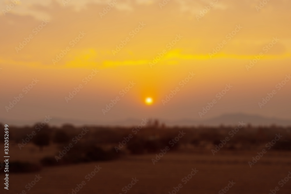 blur of sunset and nice view orange sky background blur of sunset and nice view orange sky background