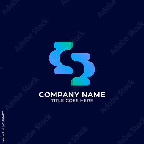 Stech Logo | S modern logo | Tech logo | Digital Logo Template