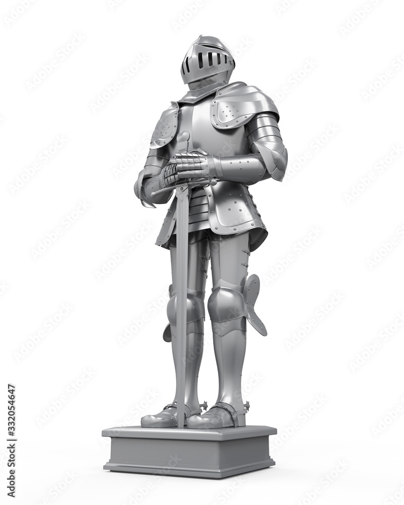 Medieval Knight Armor Isolated Medieval Knight Armor Isolated