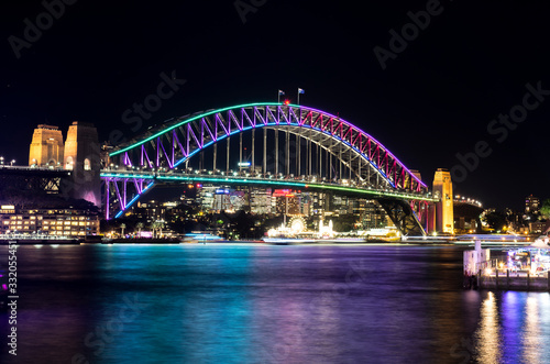 Vivid Sydney - Harbour Bridge © Gary