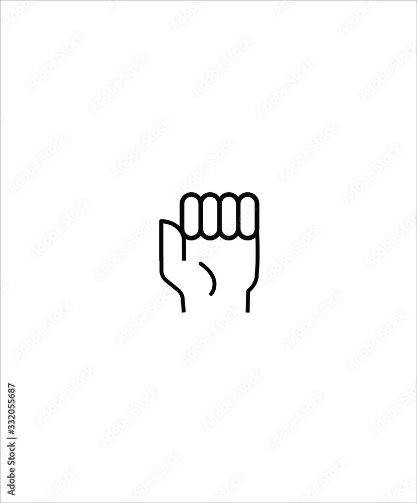 hand line icon,vector best line design icon. hand line icon,vector best line design icon.