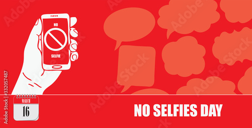  Post card No Selfies Day