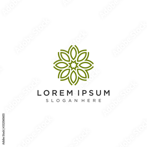 luxury ornament logo template