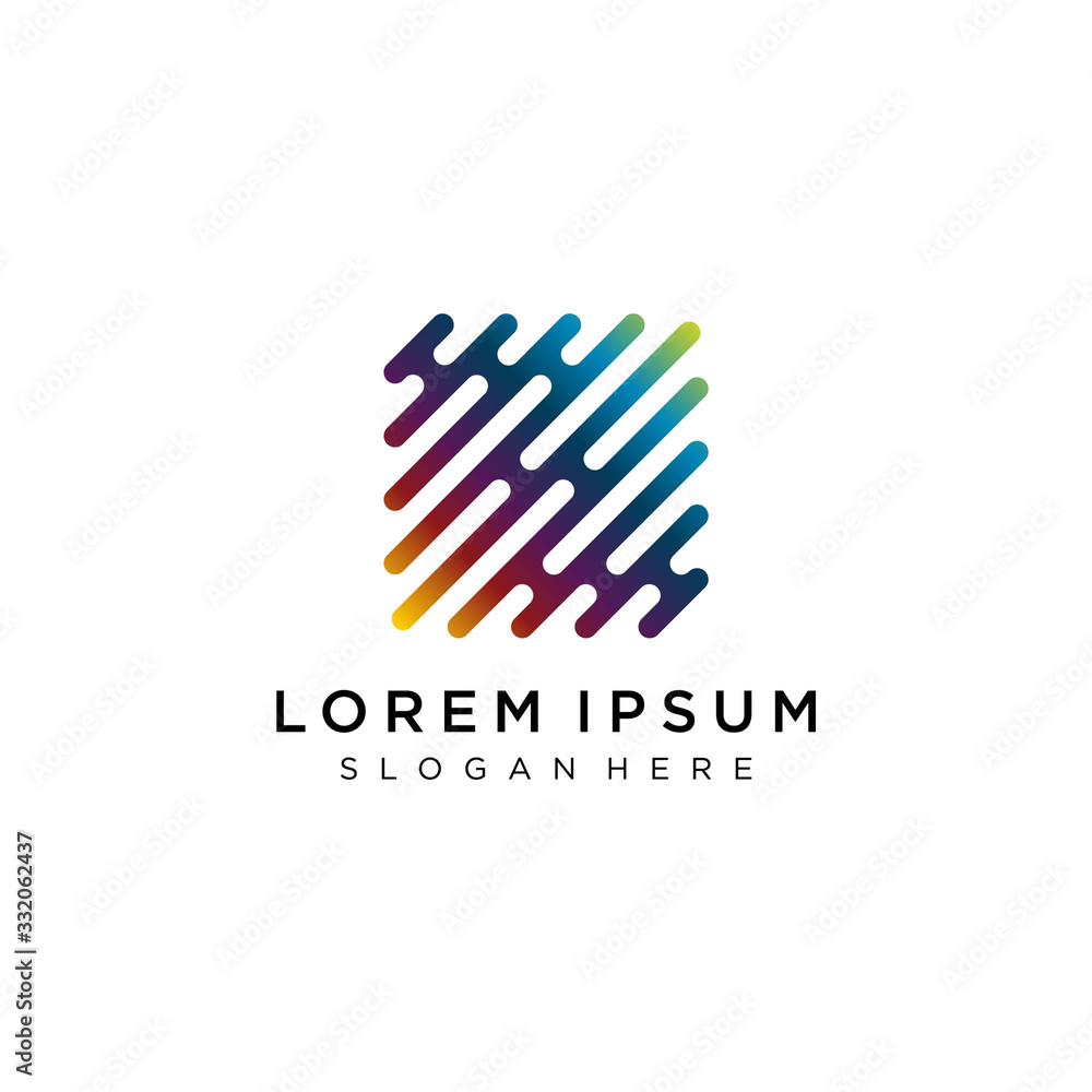 technology logo template technology logo template