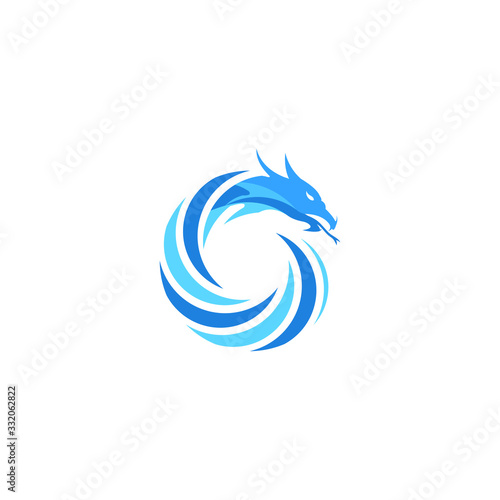 dragon logo template