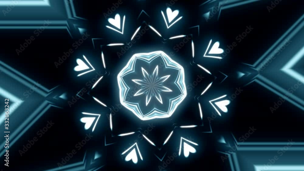 Flying through glowing neon lines creating a tunnel light, modern lighting, 4k seamless loop Flying through glowing neon lines creating a tunnel light, modern lighting, 4k seamless loop