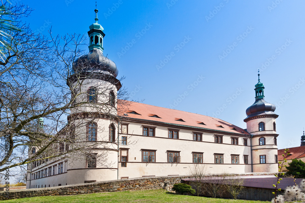renaissance castle in Kostelec nad Cernymi lesy, Central Bohemia, Czech republic