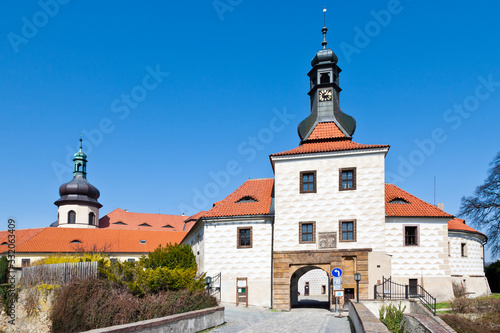 renaissance castle in Kostelec nad Cernymi lesy, Central Bohemia, Czech republic photo