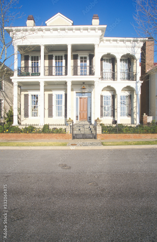 Residential street in Memphis, TN