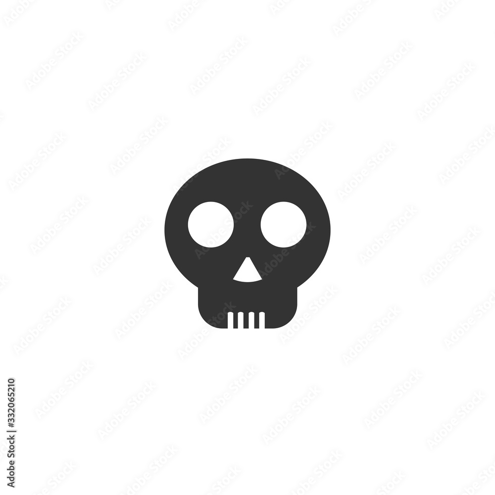 skull icon. design element for illustration