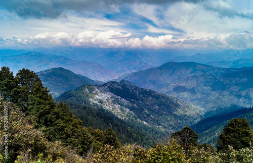 Green valley near Kufri Himachal Pradesh India
