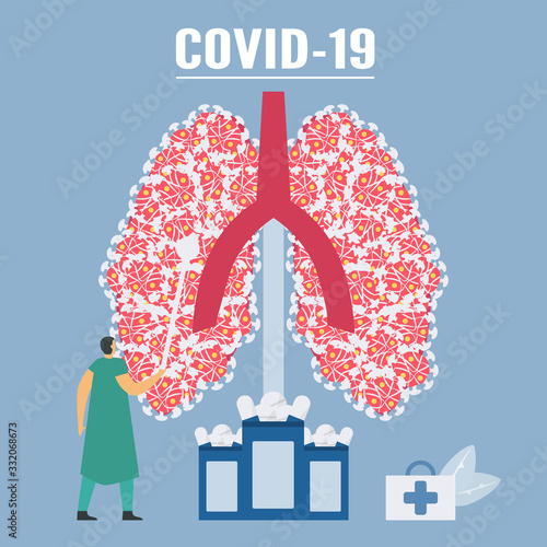 Coronavirus or COVID-19. This desease is new illness. And it destroy lungs. Diagnostic testing. Symptoms are a cough, a high temperature, and shortness of breath.