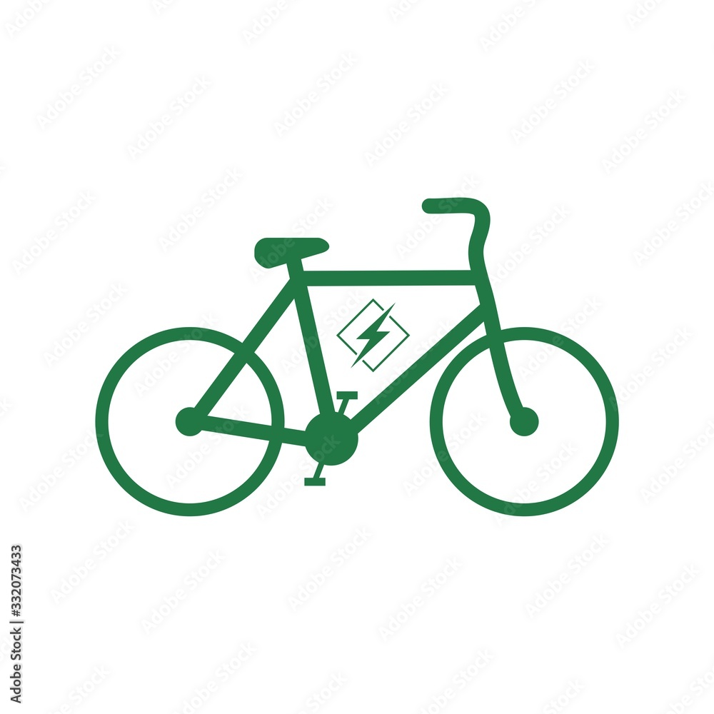 E-Bike, E Bike sign, Electric bike, Electric bicycle icon isolated on white background E-Bike, E Bike sign, Electric bike, Electric bicycle icon isolated on white background