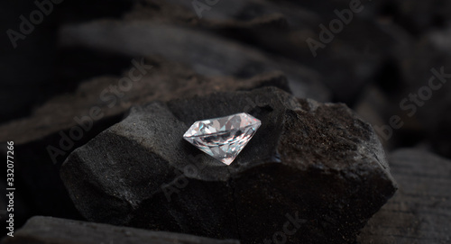  Precious diamonds are expensive and rare. For jewelry making photo