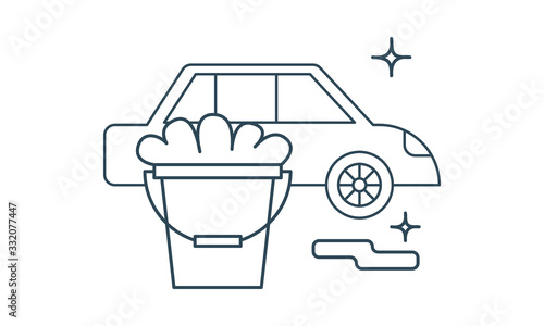 Car wash vector icon . Can be used for web and mobile apps.