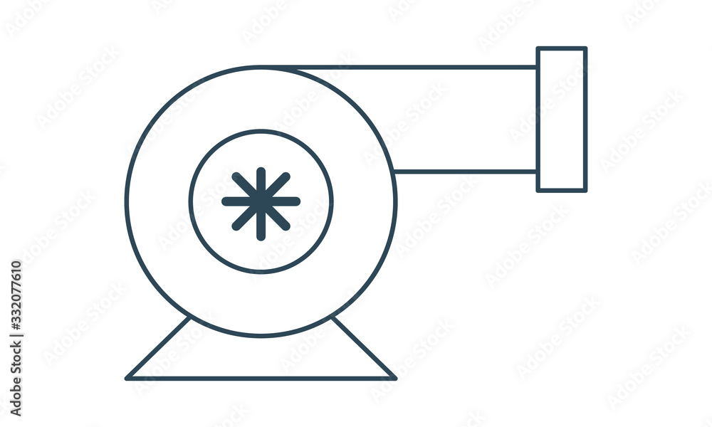 Turbo icon for automotive design and branding Turbo icon for automotive design and branding