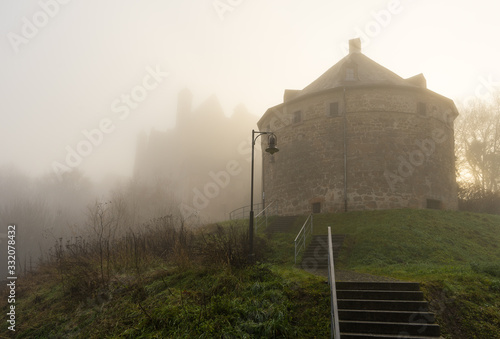 Tower from Landgrave palais called Hexenturm in the german city Marburg photo