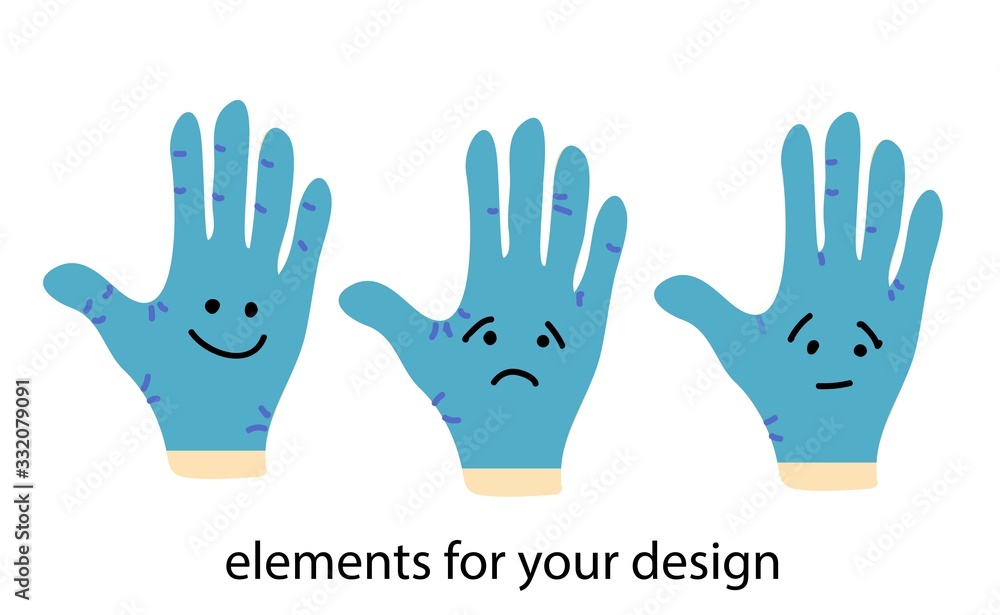 Warning poster. Hands in medical latex gloves.Novel Coronavirus 2019. Pneumonia disease. CoVID-19 Virus outbreak spread.. Warning poster. Hands in medical latex gloves.Novel Coronavirus 2019. Pneumonia disease. CoVID-19 Virus outbreak spread..