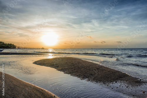 Strand  Sonnenaufgang  Boote  Katamaran  S  dsee 