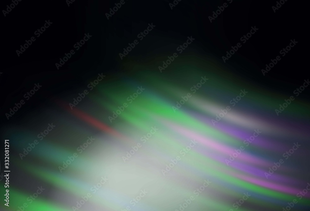 Dark Gray vector blurred shine abstract background. Dark Gray vector blurred shine abstract background.