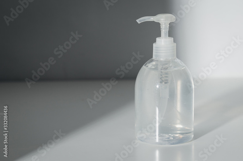 Hand sanitizer gel, Use for prevent infection, Covid-19 or corona virus, Coronavirus prevention.
