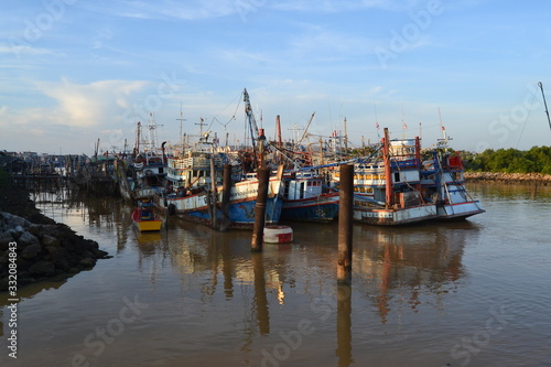 Boats waiting in Thailand