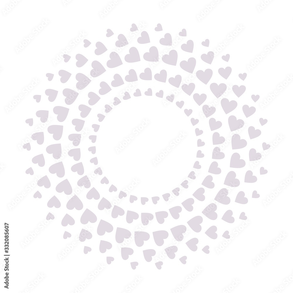 Circular heart shaped mother's day, valentine's day card with blank area for your text. Love related items. Home decoration printable. Design element, invitation, celebration related printable card Circular heart shaped mother's day, valentine's day card with blank area for your text. Love related items. Home decoration printable. Design element, invitation, celebration related printable card