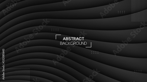 modern black stripes background with geometric style