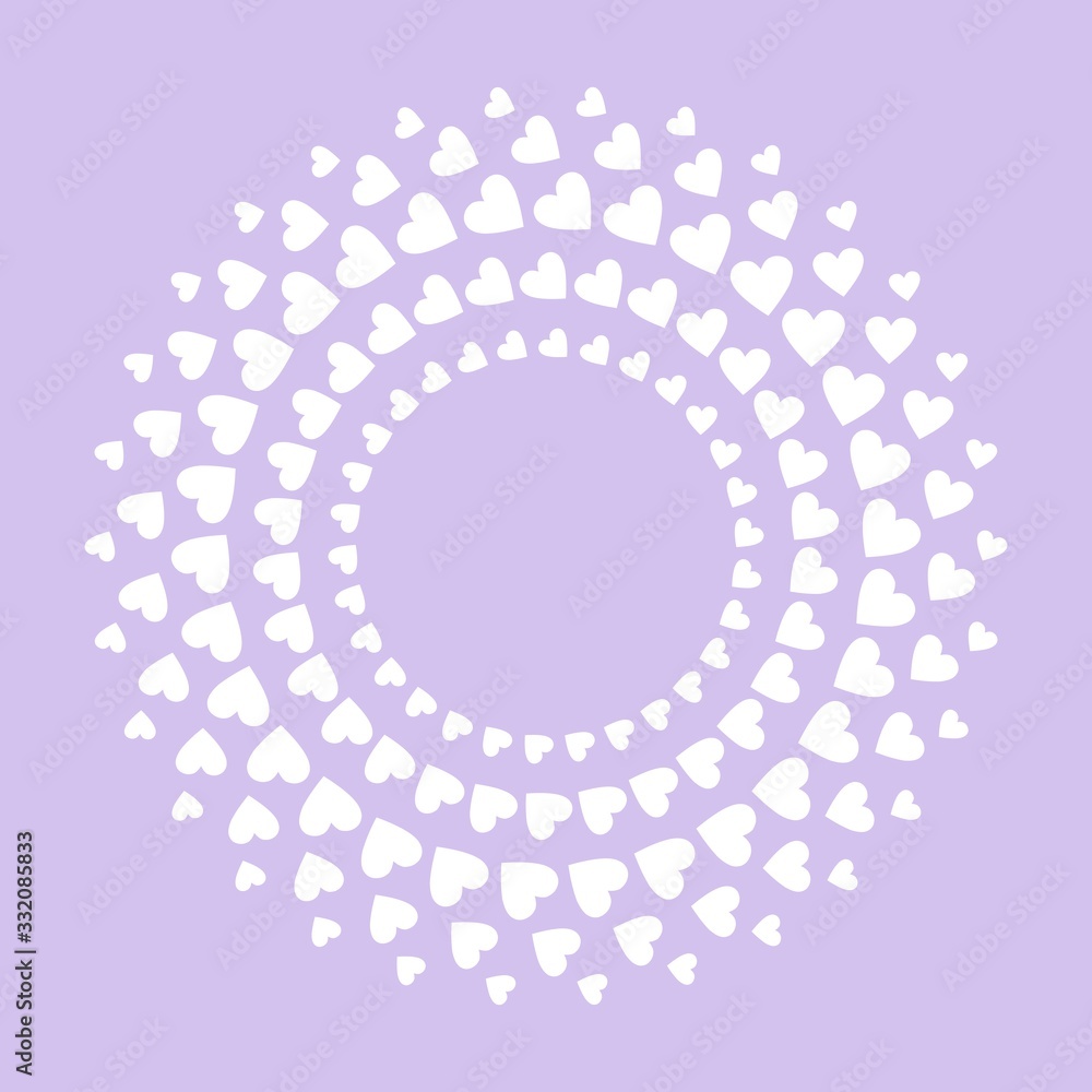 Circular heart shaped mother's day, valentine's day card with blank area for your text. Love related items. Home decoration printable. Design element, invitation, celebration related printable card Circular heart shaped mother's day, valentine's day card with blank area for your text. Love related items. Home decoration printable. Design element, invitation, celebration related printable card