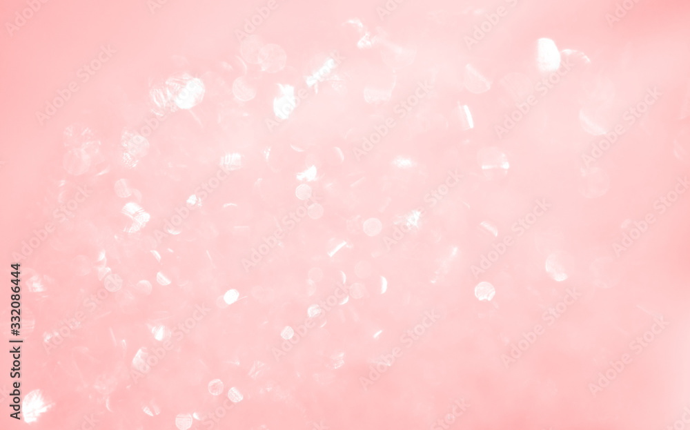 Abstract defocused shiny glowing background. Pink color glitter texture. Beauty romance pattern Abstract defocused shiny glowing background. Pink color glitter texture. Beauty romance pattern